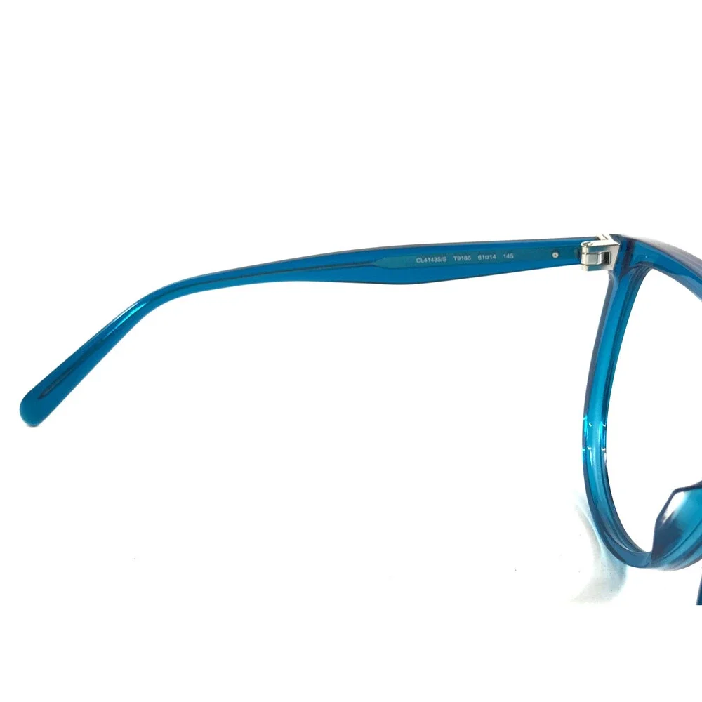 Celine Eyeglasses Frames CL41435/S T9185 Transparent Blue Full Rim 51-14-145